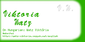 viktoria watz business card
